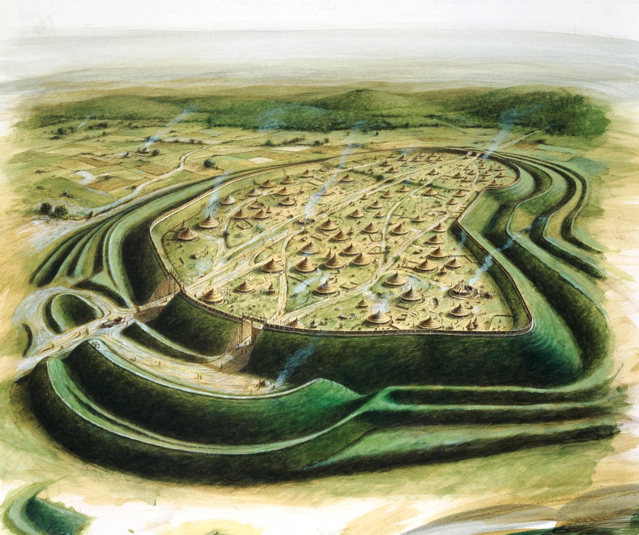 梅登堡，约公元前5世纪，约1990-2010年。   作者 保罗·伯贝克