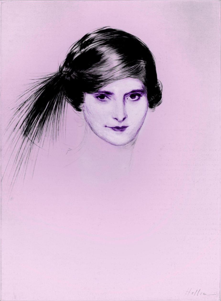 海伦娜-鲁宾斯坦（Helena Rubinstein），保罗-塞萨尔-赫勒（Paul César Helleu）著 作者 保罗·塞萨尔·Helleu