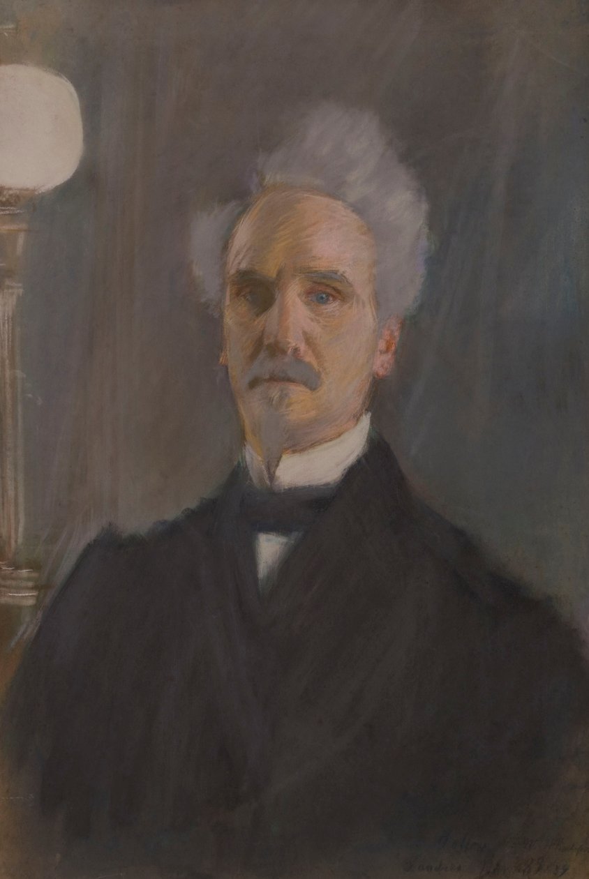 Henri Rochefort 1830-1913年的肖像，1889年。 作者 保罗·塞萨尔·Helleu