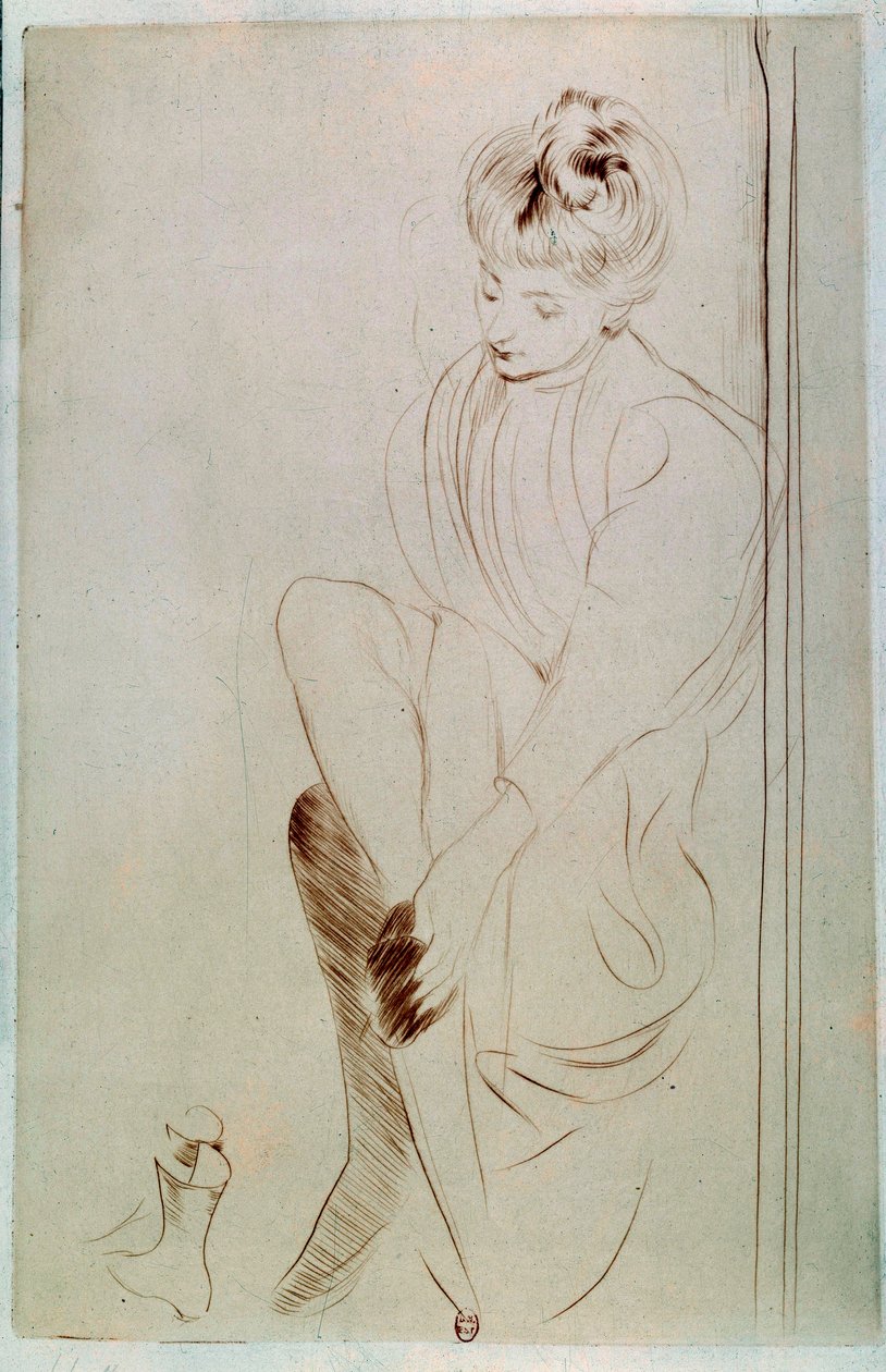 Paul Helleu (1859-1927) 20 世纪巴黎，B.N. 作者 保罗·塞萨尔·Helleu