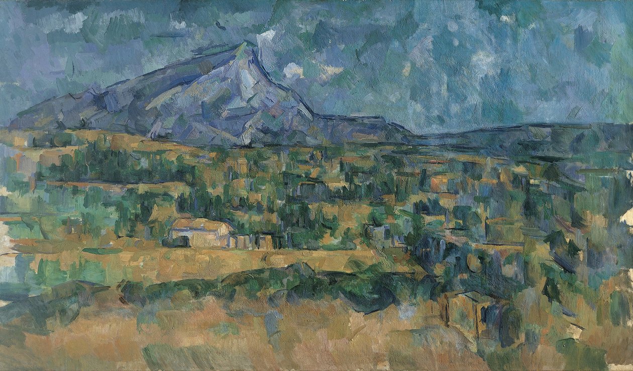 Saint Saint-Victoire，c.1902-06（布面油画） 作者 保罗·塞尚