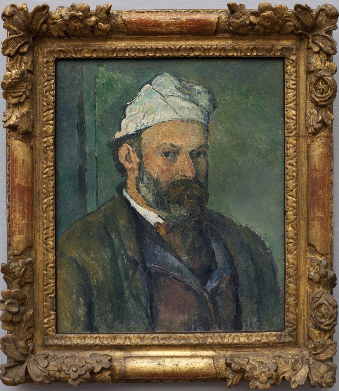 Self-portrait. Painting by Paul Cezanne (1839-1906), oil on canvas around 1880. French Art 作者 保罗·塞尚