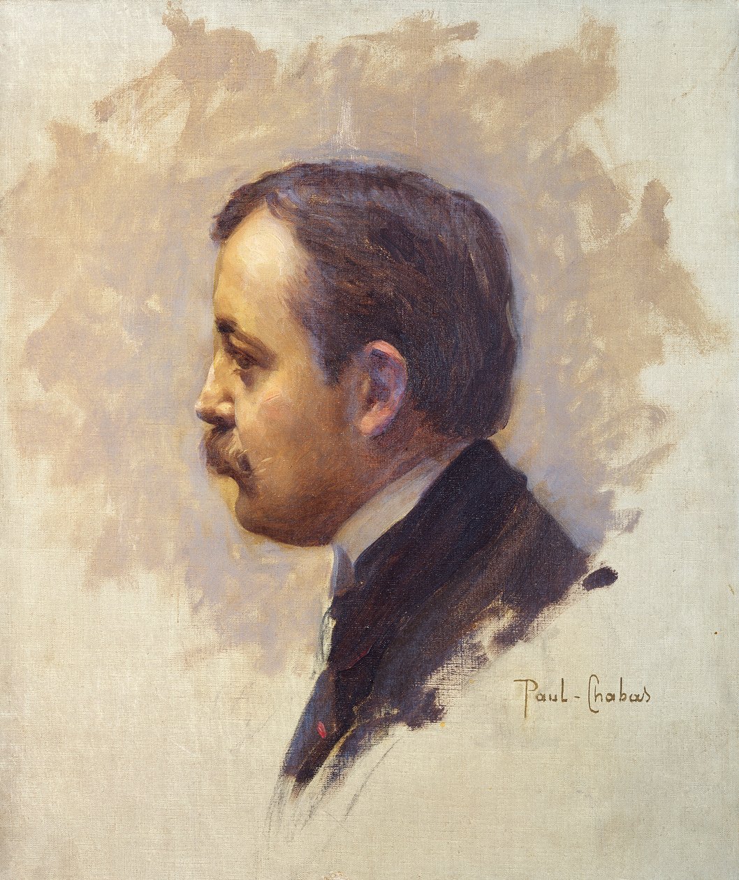马塞尔-普雷沃斯特（1862-1941）（布面油画） 作者 保罗·查巴斯
