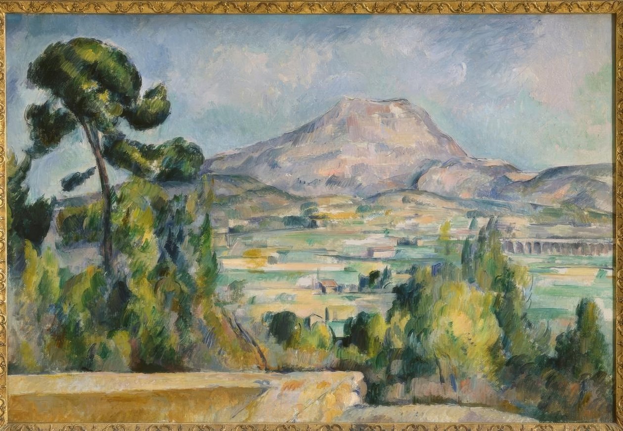 Montagne Sainte-Victoire 作者 保罗·塞尚