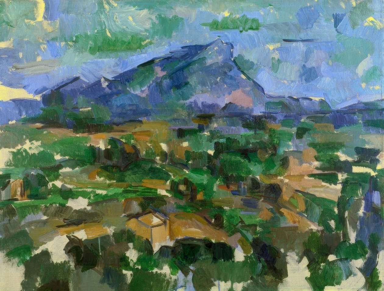 Montagne Sainte-Victoire 作者 保罗·塞尚
