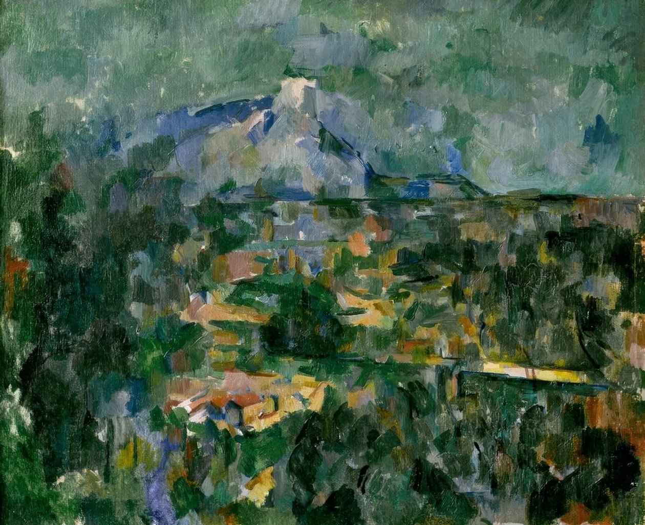 Montagne Sainte-Victoire 作者 保罗·塞尚