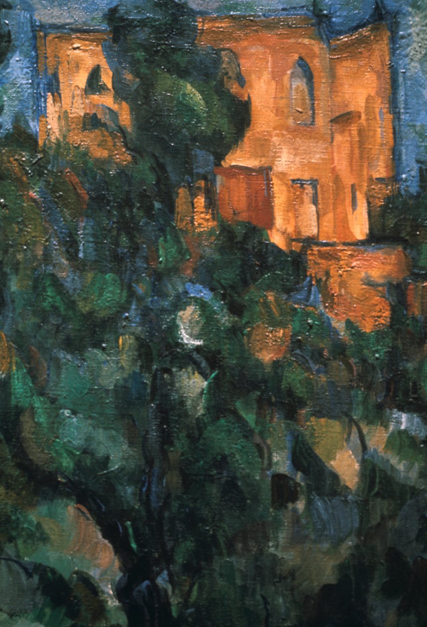 黑色城堡Le Chateau Noir，1904-1906 作者 保罗·塞尚