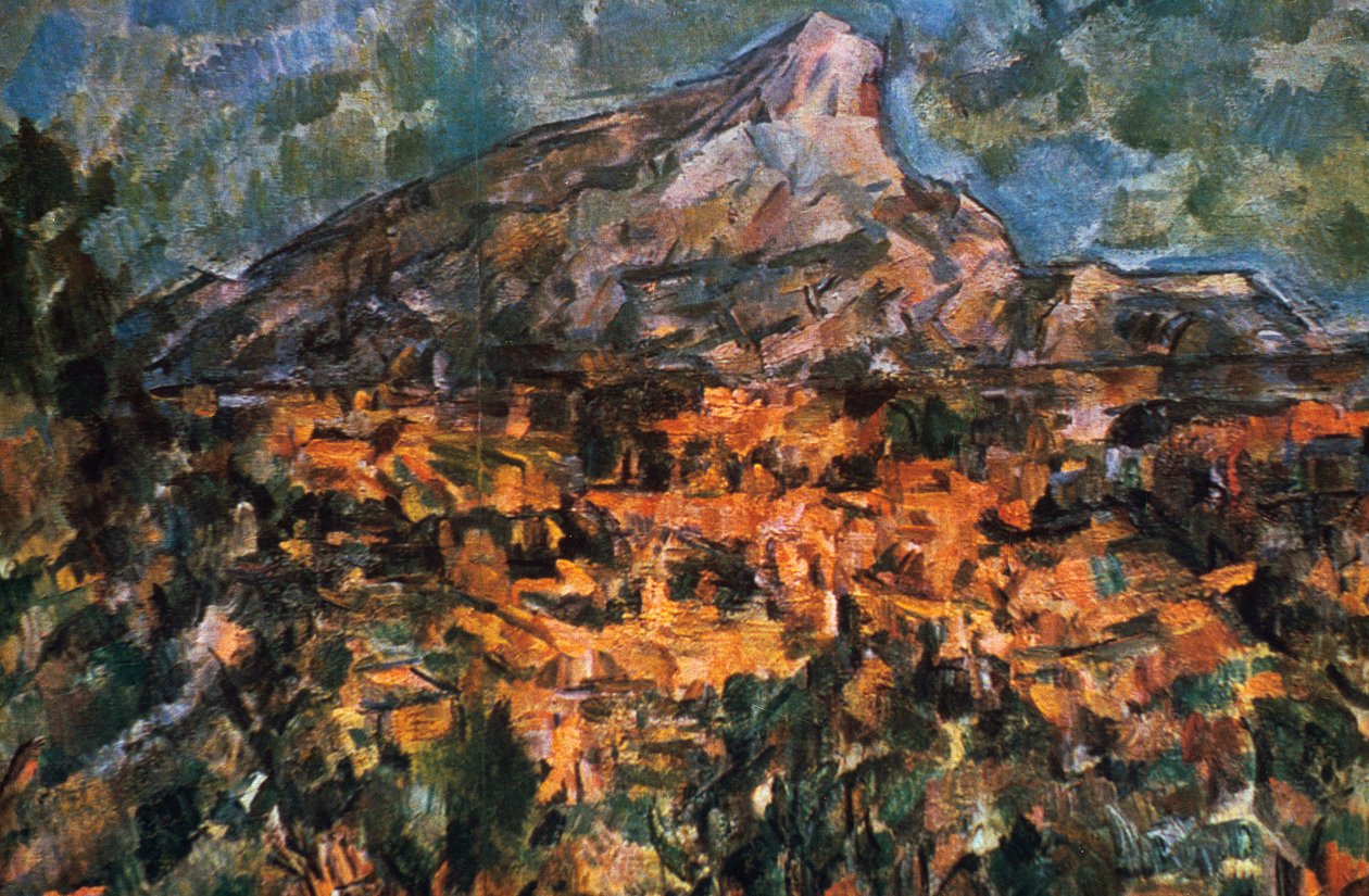 圣维克多山，1904年 作者 保罗·塞尚