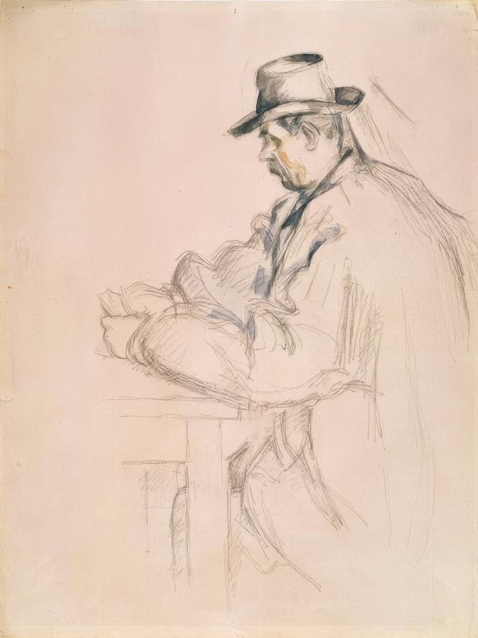 保罗·塞尚（PaulCézanne），纸牌玩家 作者 保罗·塞尚