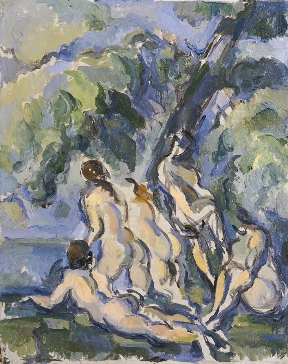 Les Grandes Baigneuses研究，约1902年6月 作者 保罗·塞尚