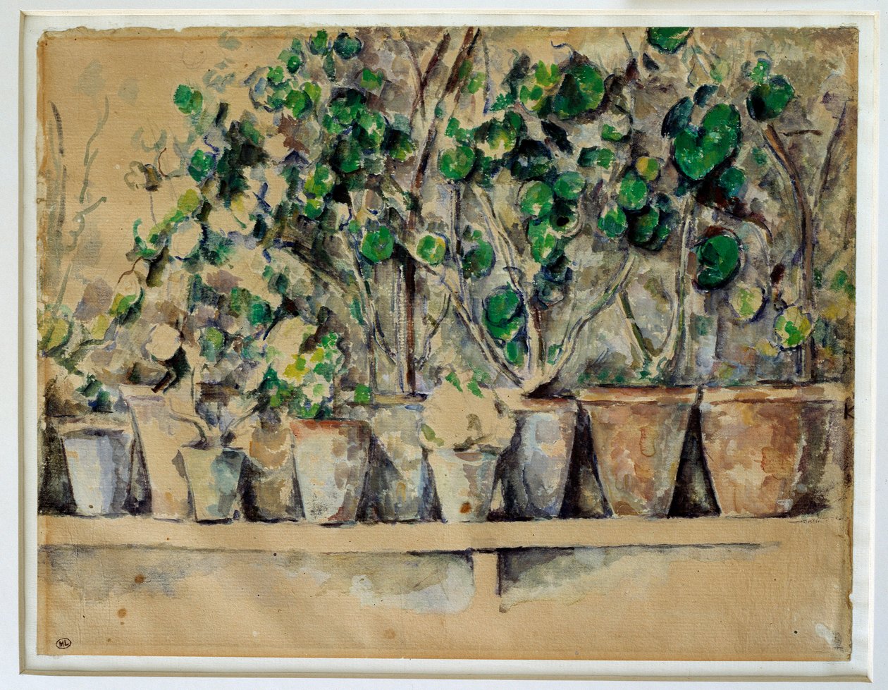 花盆Paul Cezanne 作者 保罗·塞尚