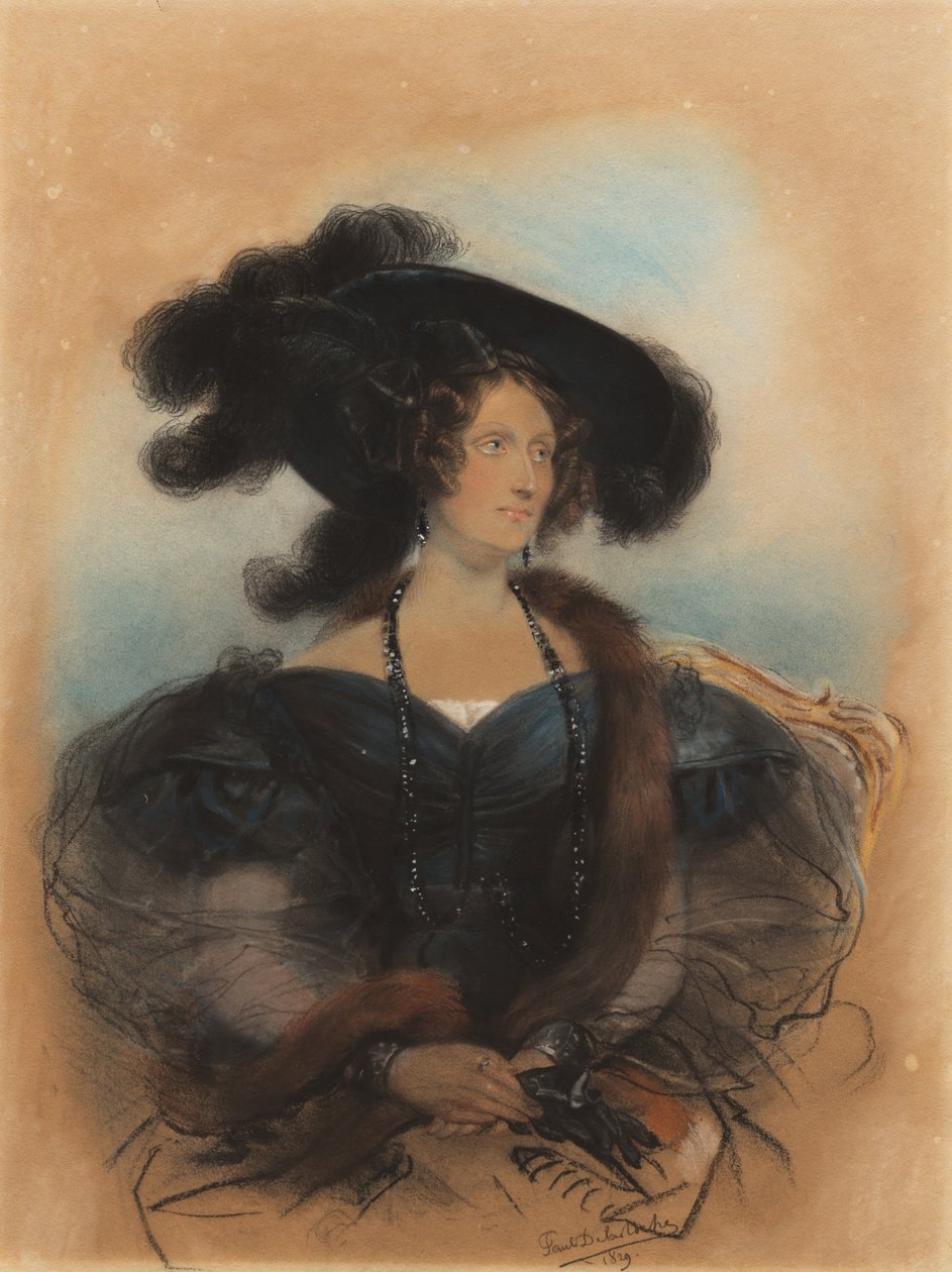 简·贾维斯（Jane Jarvis），1830年至1831年。 作者 保罗德拉罗什