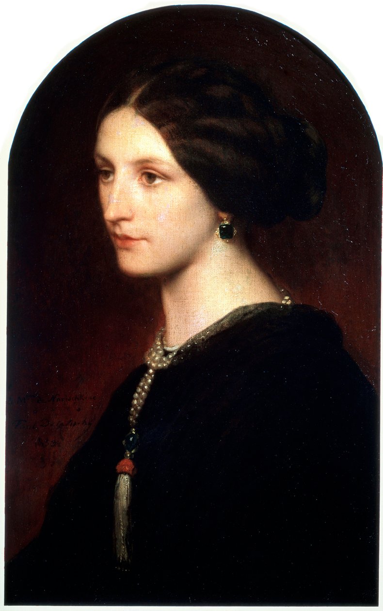 伯爵夫人索菲·舒瓦洛夫的肖像，1853年。 作者 保罗德拉罗什