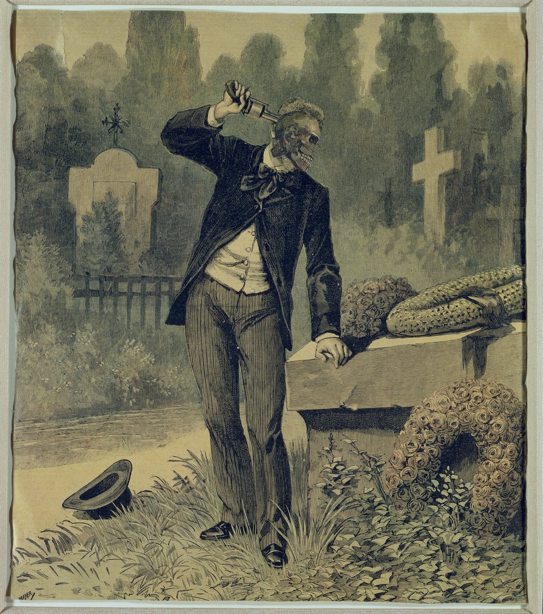 死亡喜剧》（La Comedie de la Mort），约 1935 年（拼贴画） 作者 保罗·艾吕雅