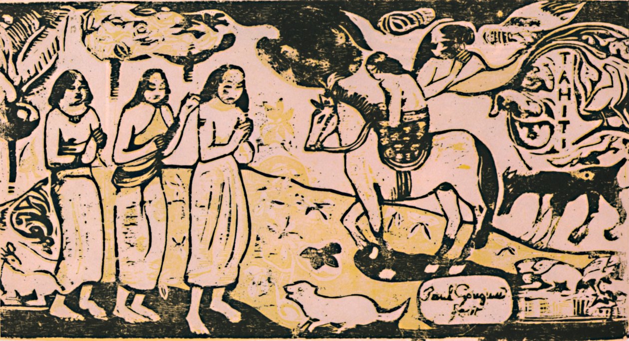 居住地变更，约1899年，1946年 作者 保罗·高更