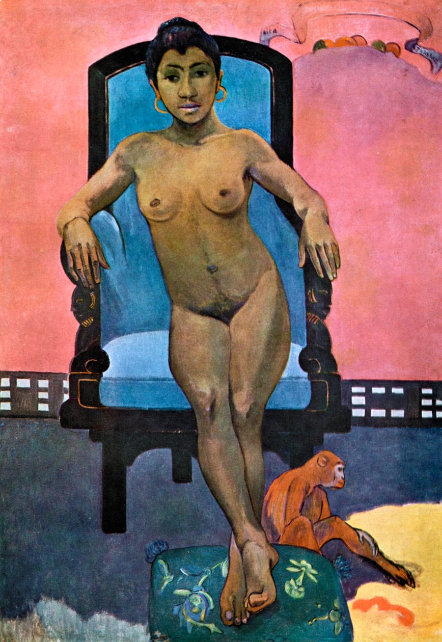朱迪思（Judith）教区安娜（Java）安娜（1893-1939）。 作者 保罗·高更