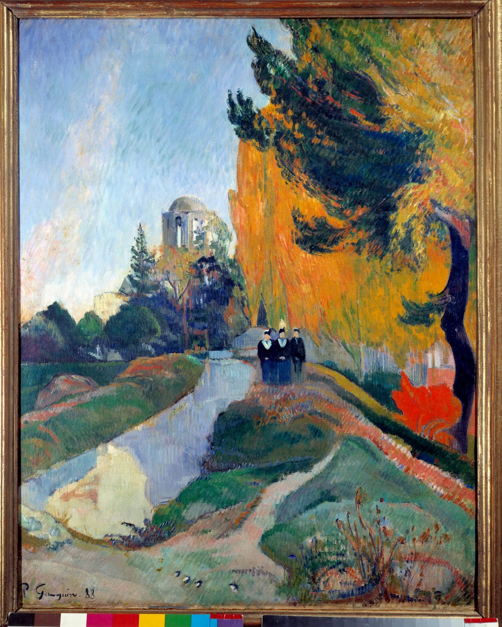 Alyscamps ku Arles. Kujambula ndi Paul Gauguin (1848-1903) 作者 保罗·高更