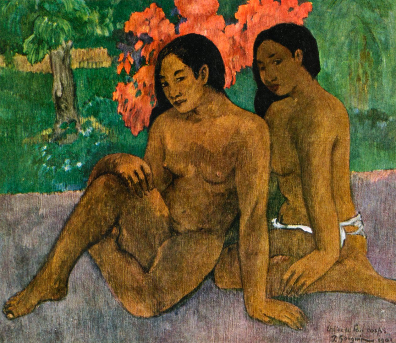 和他们的尸体之金，1901年1939年。 作者 保罗·高更