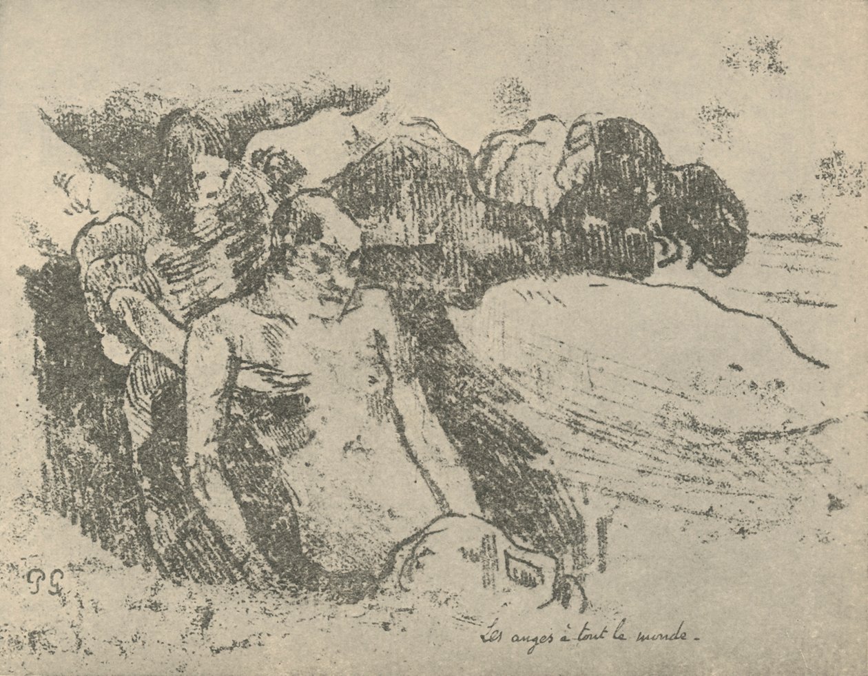 所有人的天使，1936年 作者 保罗·高更