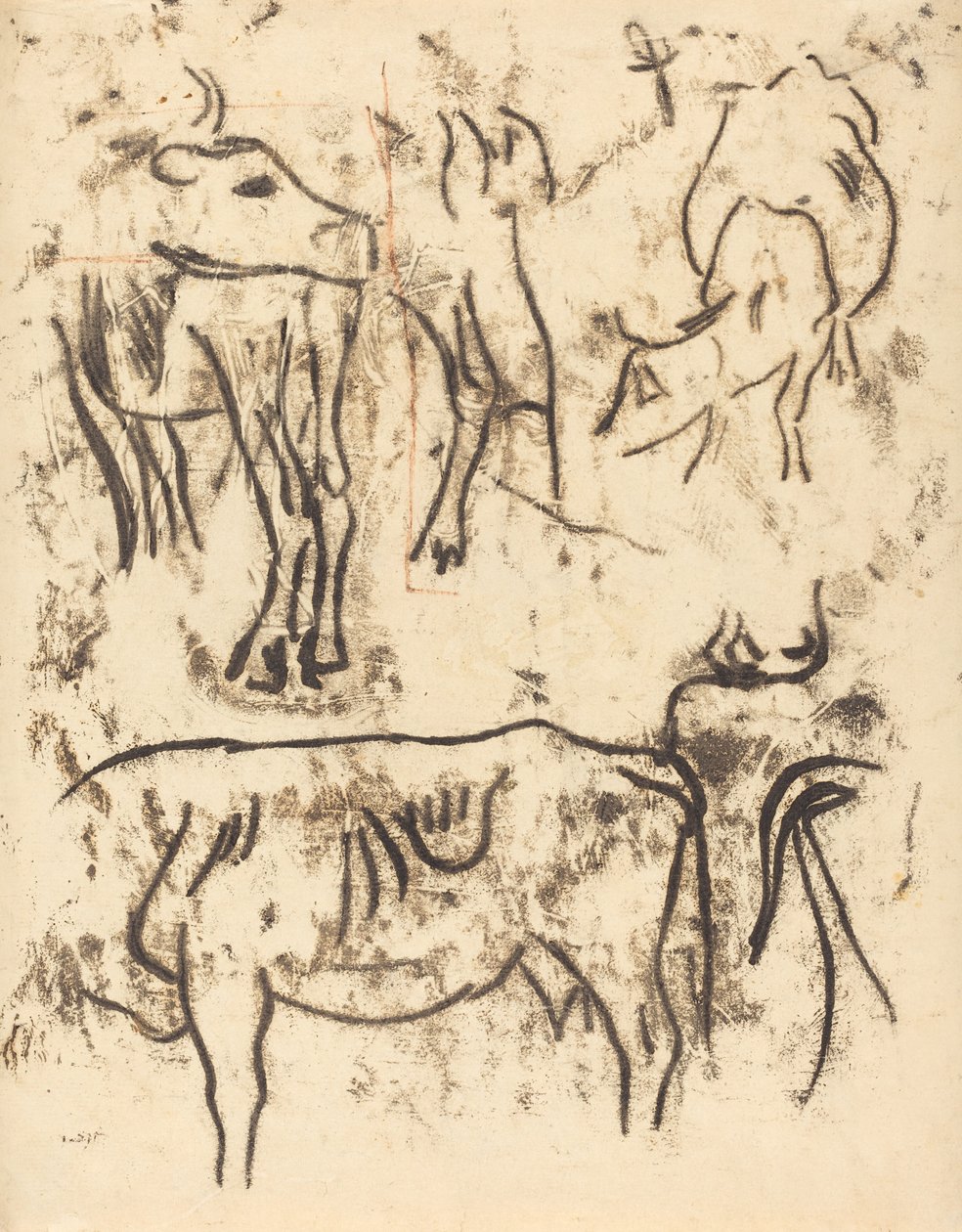 动物研究，19011902。 作者 保罗·高更