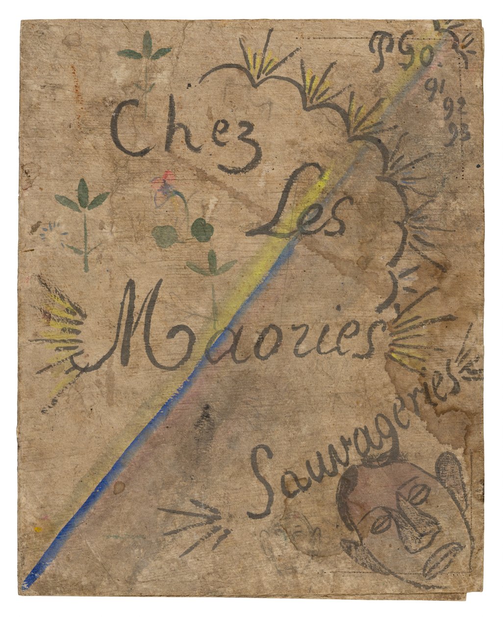 Chez les Maories：在毛利人的家中：野蛮之物 作者 保罗·高更