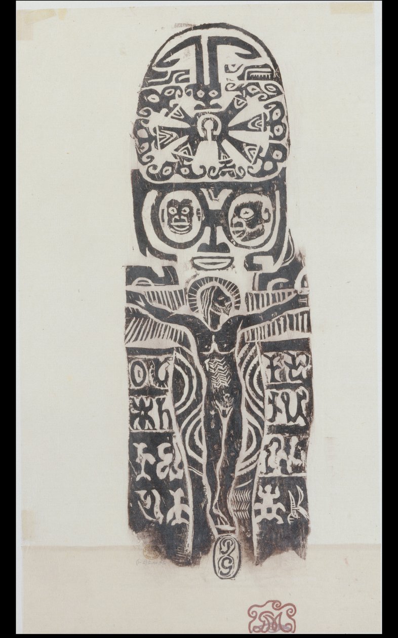 十字架上的基督，1926年，1926年。 作者 保罗·高更