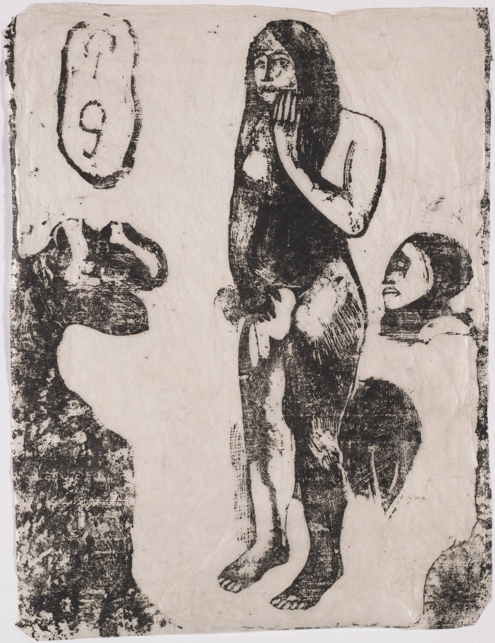 前夕，1898-1899年。 作者 保罗·高更