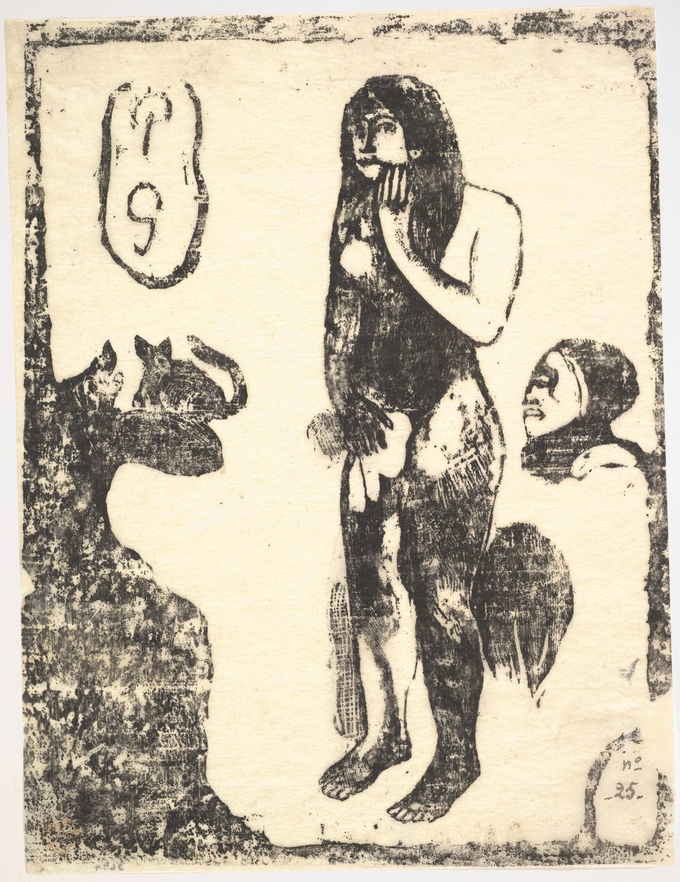 前夕，1898-99年。 作者 保罗·高更