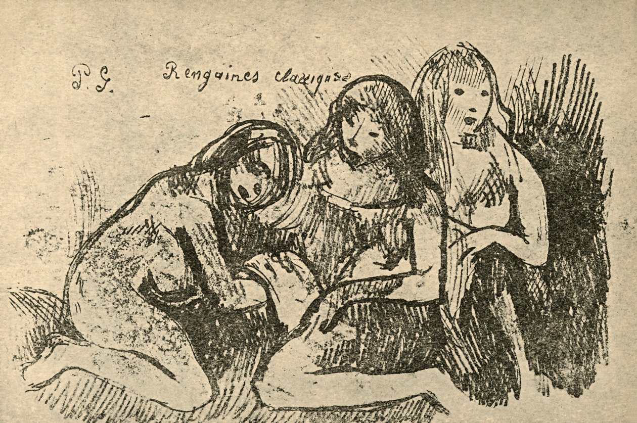 人物，1936年 作者 保罗·高更