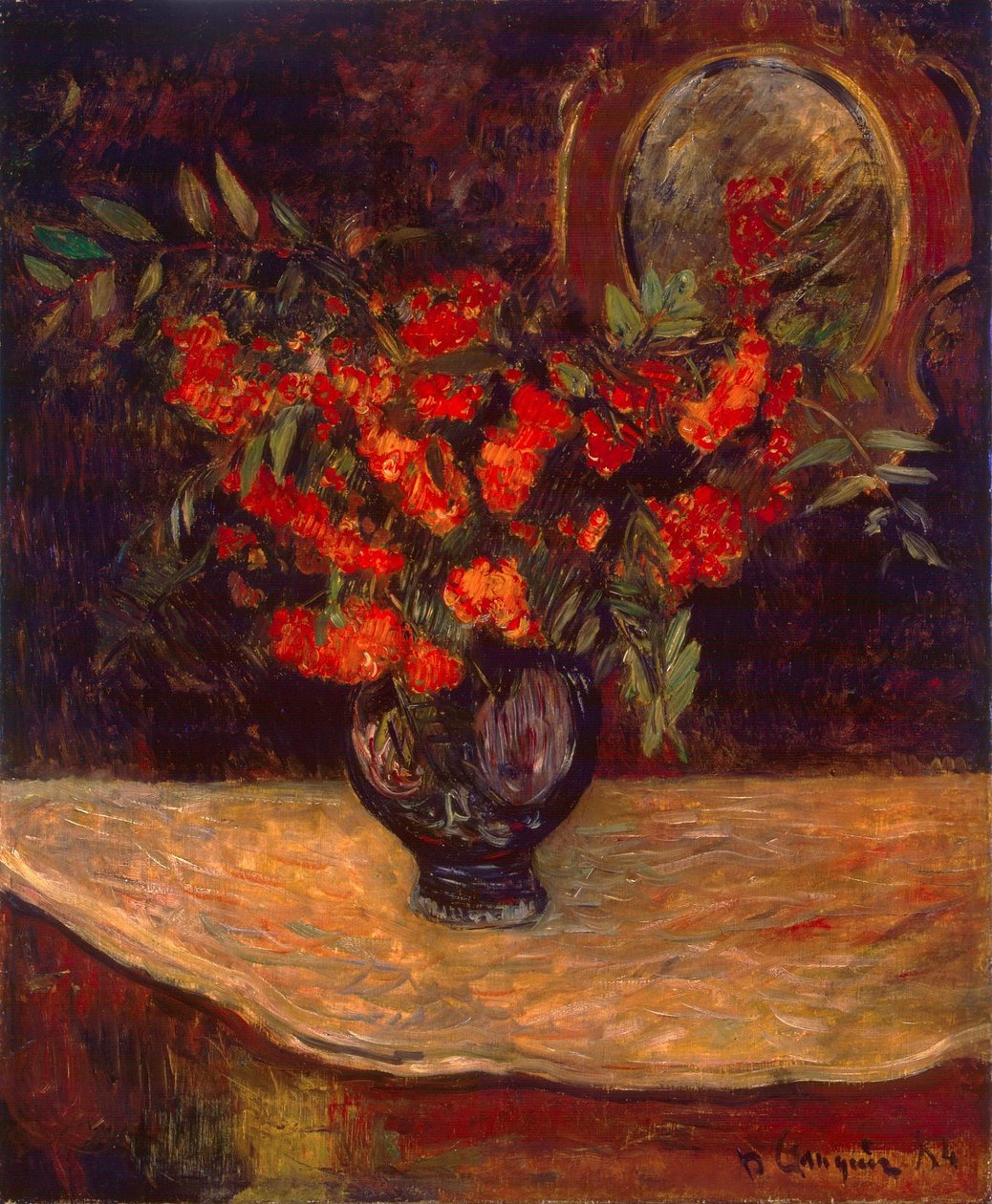 法语: Bouquet de sorbier Bouquet 花束 作者 保罗·高更