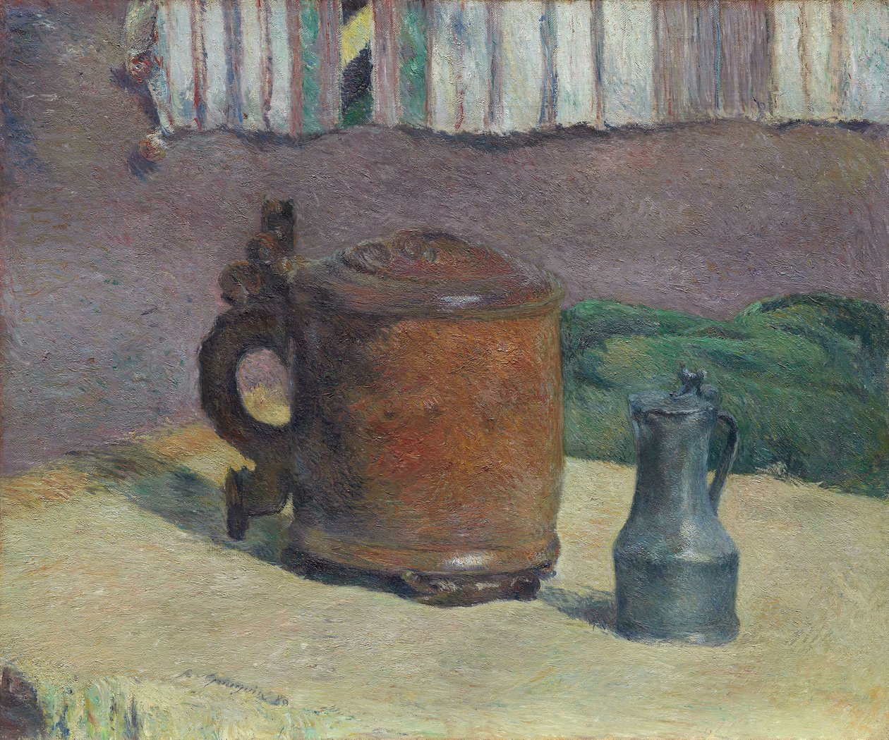 法文：Les Deux pots, ou Nature Morte à la Cruche d