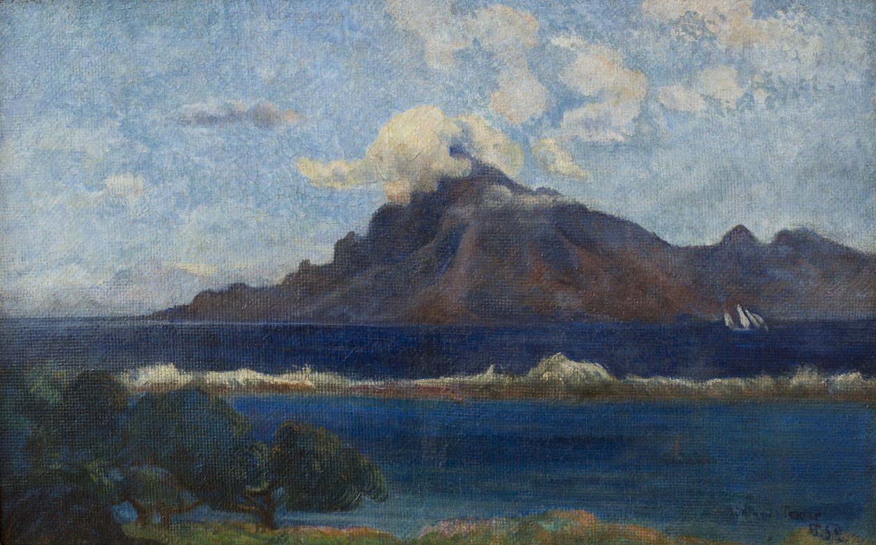法语: Paysage de Te vaa 作者 保罗·高更
