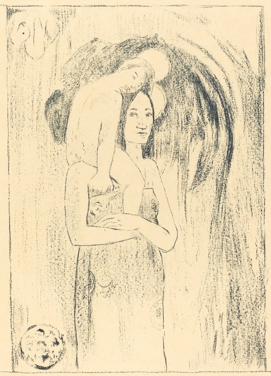 Ia Orana Maria We Greet Thee, Mary, c. 1894. 作者 保罗·高更