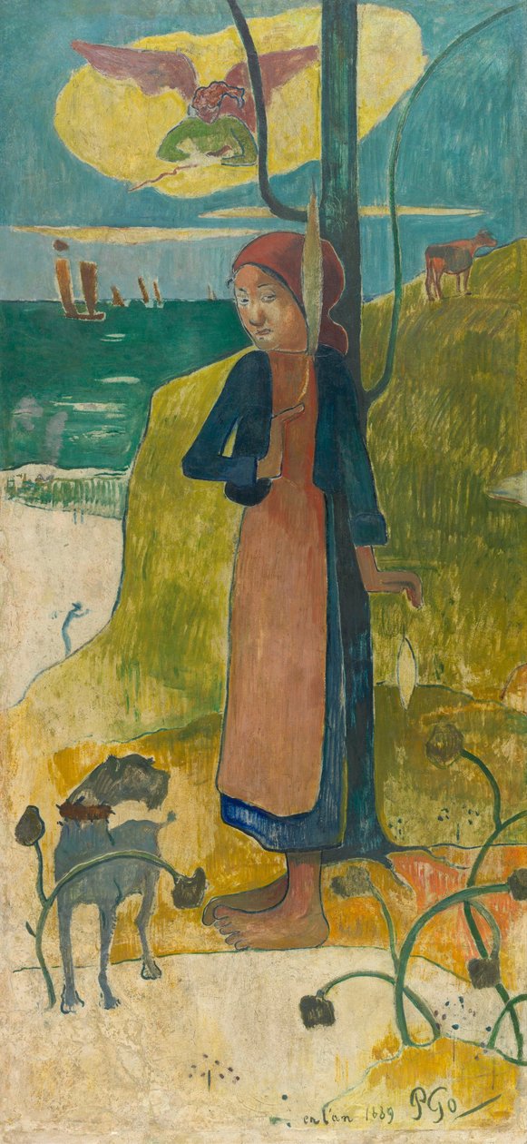 Jeune Bretonne au rouet (Jeanne d