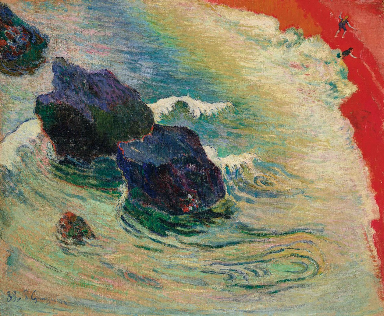 海浪 作者 保罗·高更