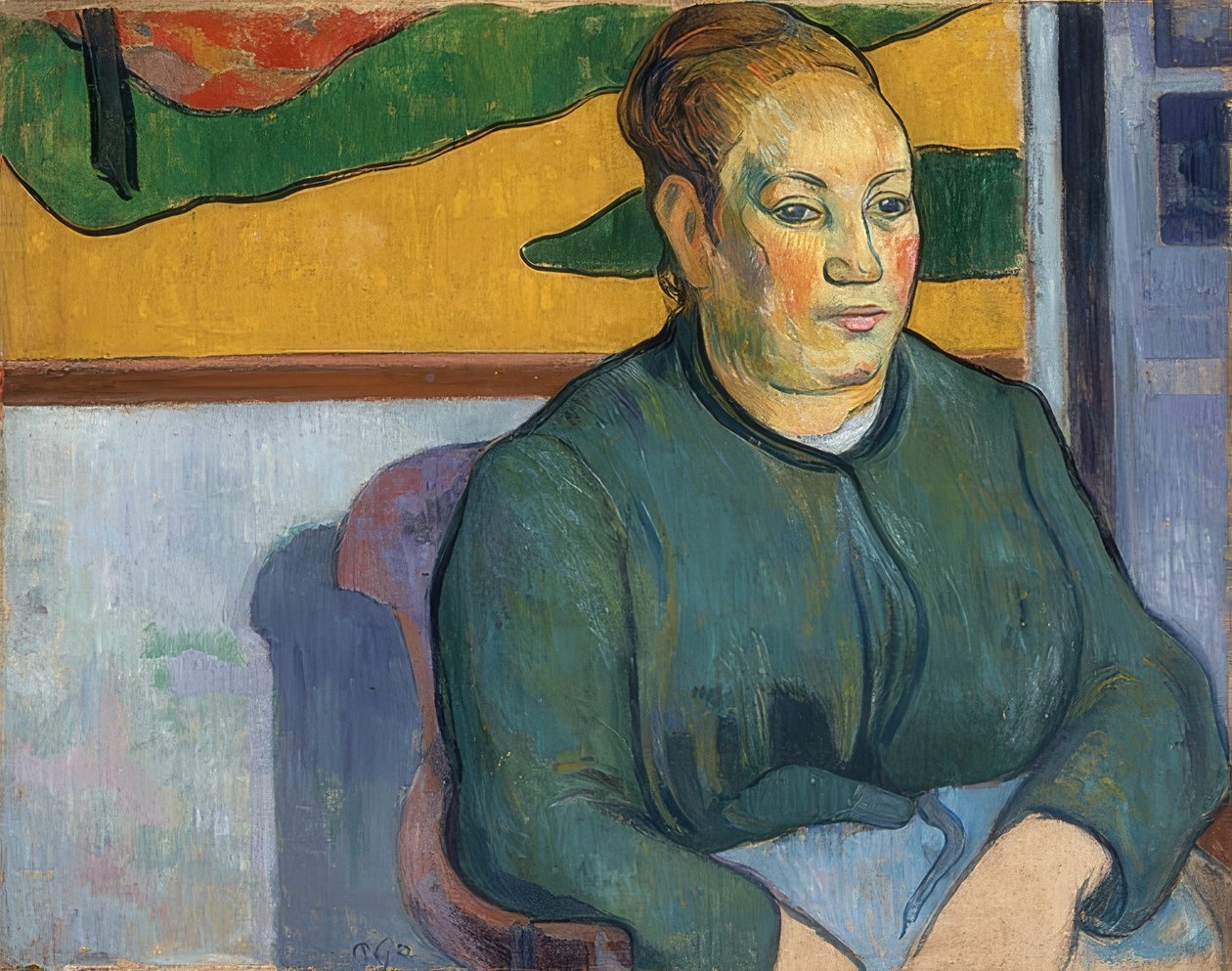 Madame Roulin. 1888 作者 保罗·高更