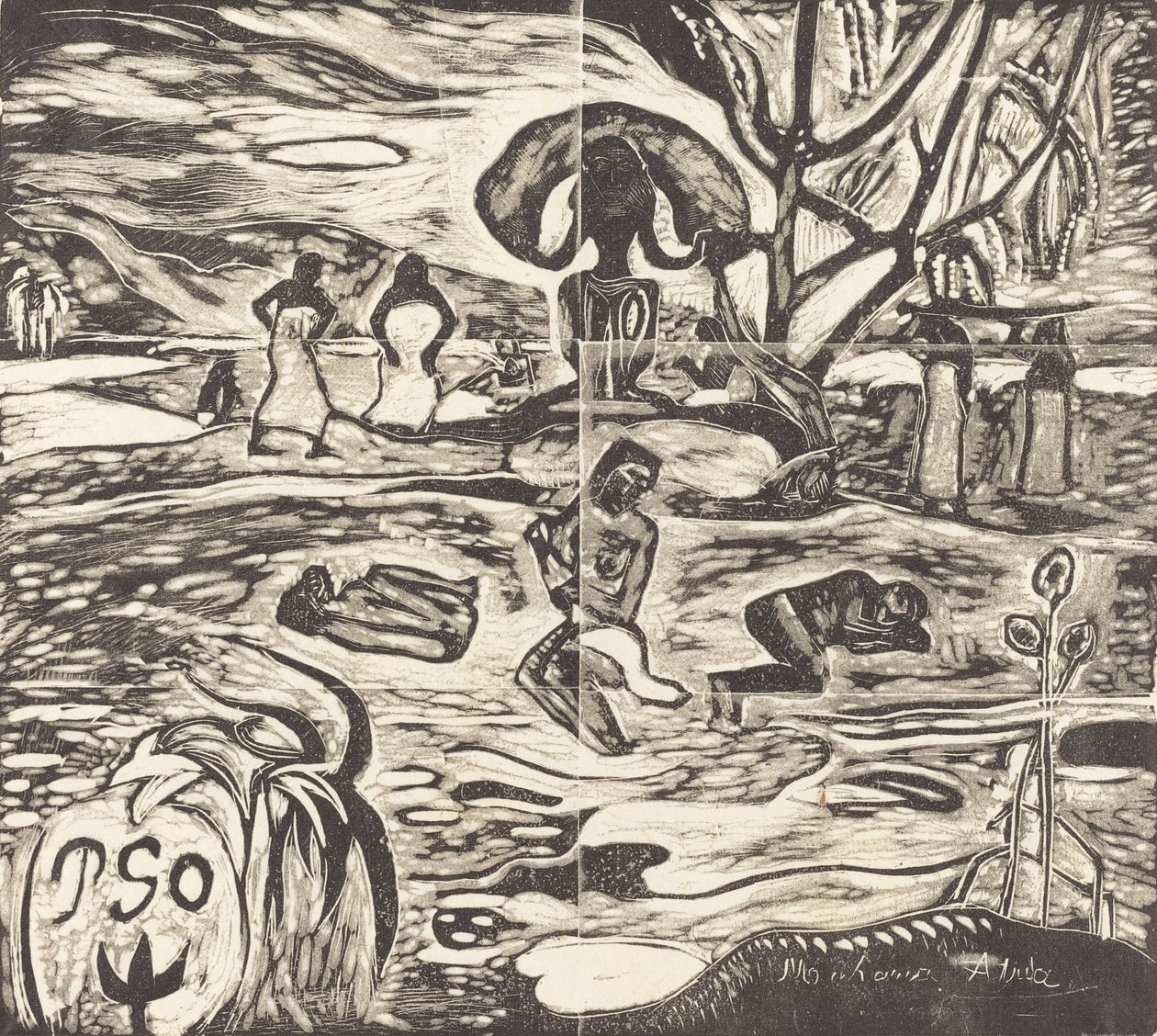 马哈纳-阿图瓦《众神的食物》，18941895年。 作者 保罗·高更