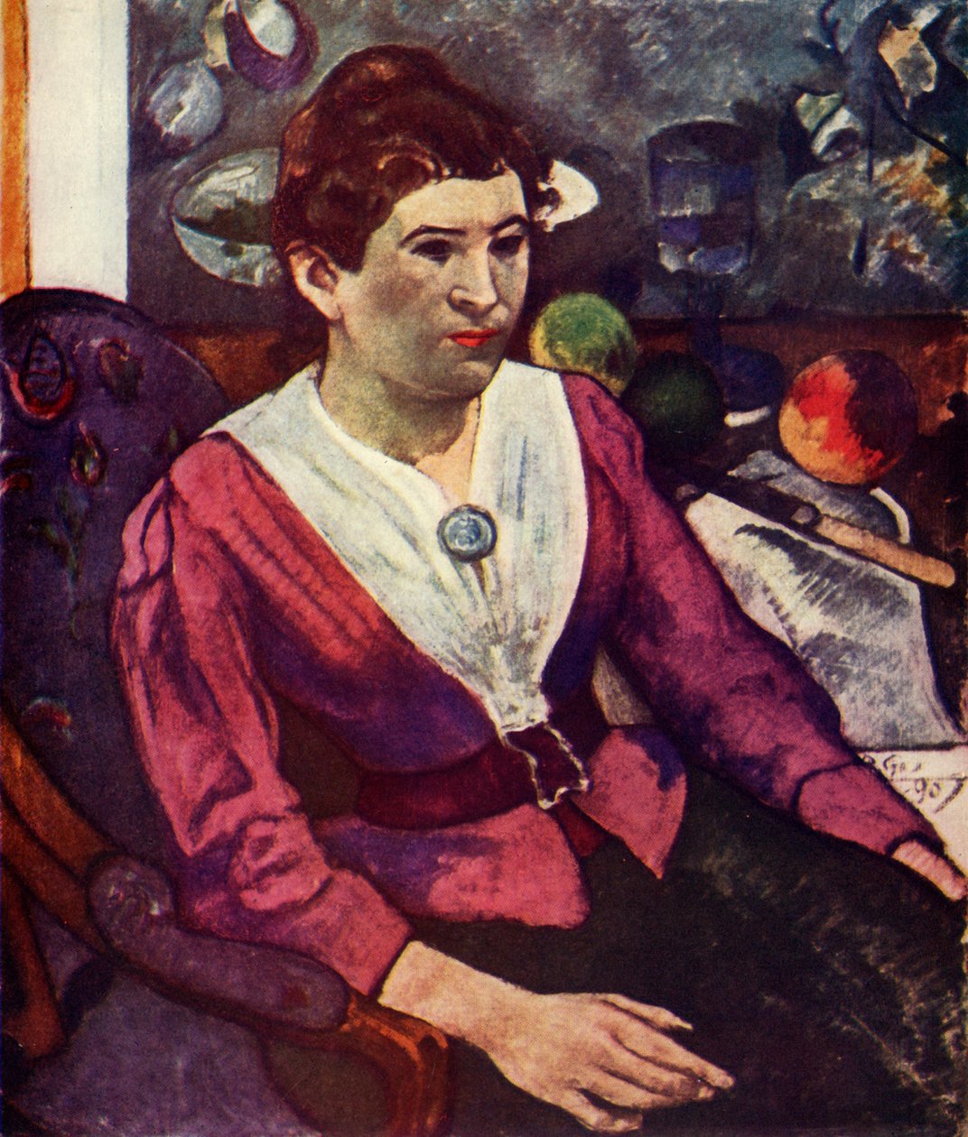 玛丽·亨利（Marie Henry），1936年 作者 保罗·高更