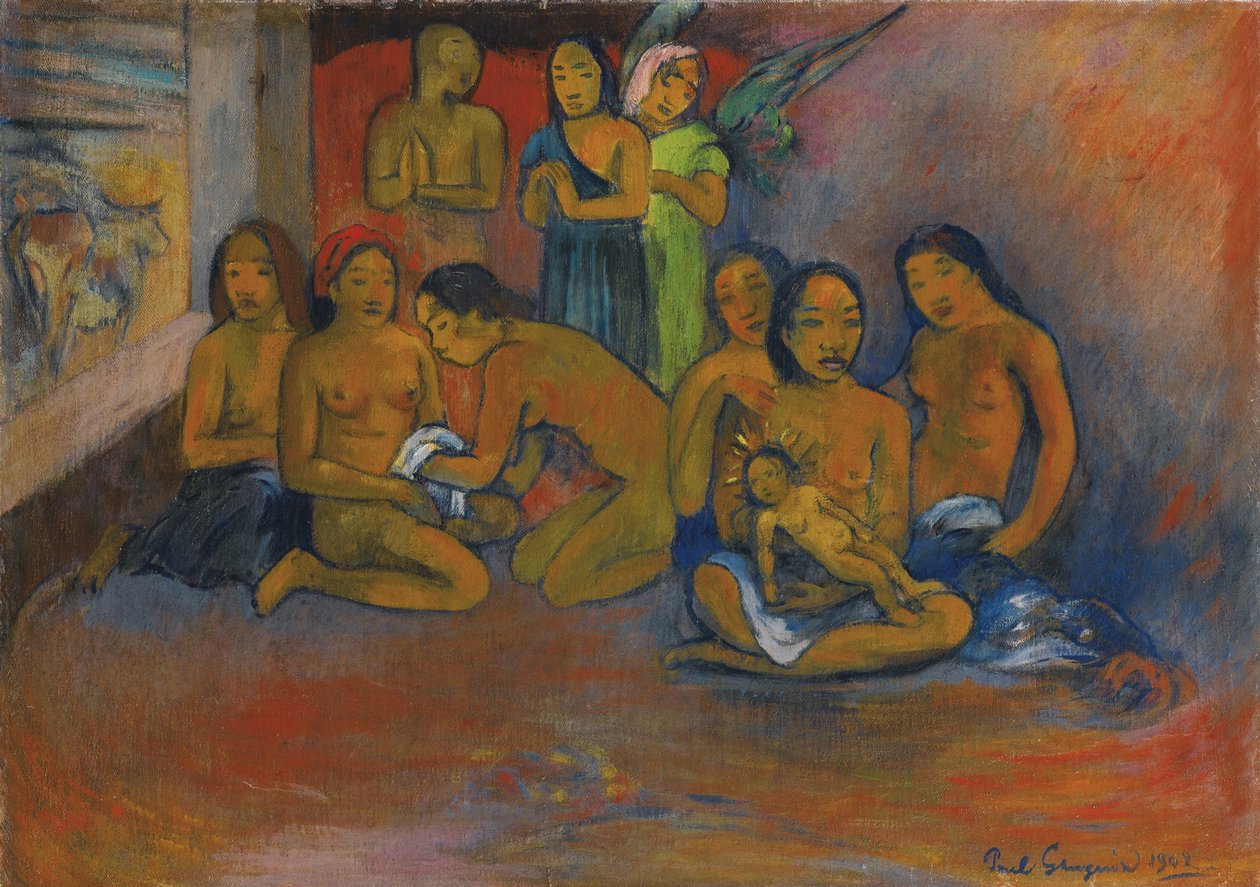 耶稣诞生，1902年 作者 保罗·高更