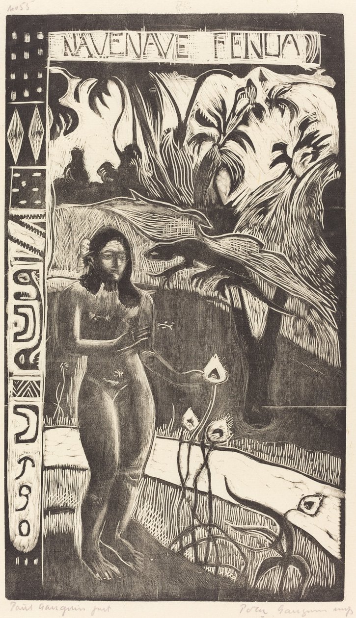 纳维-纳维-费努阿高兴地，18941895。 作者 保罗·高更