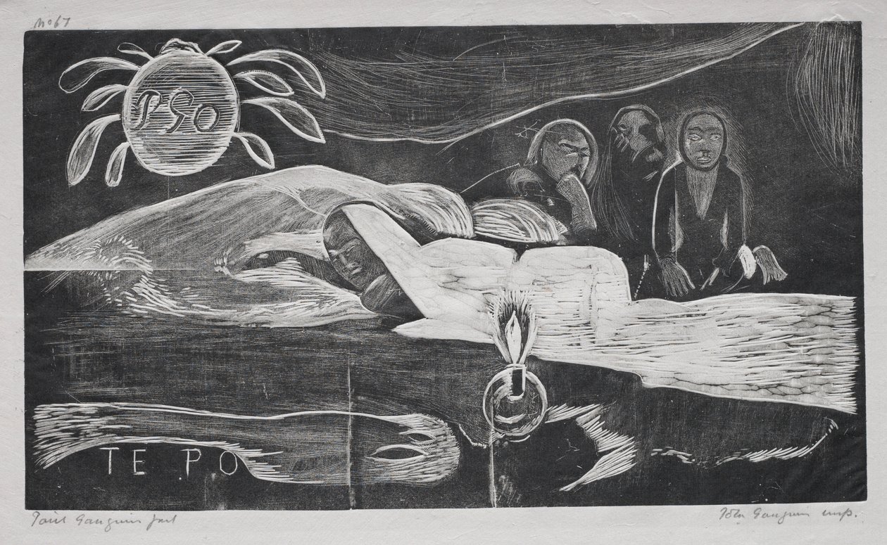诺亚：永恒之夜，1893-94年。 作者 保罗·高更