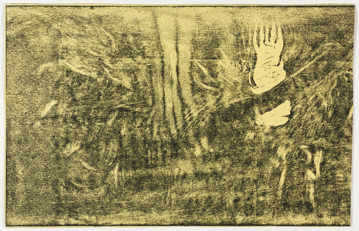 诺亚：《魔鬼讲玛哈娜之魂》，1893-1894年。 作者 保罗·高更