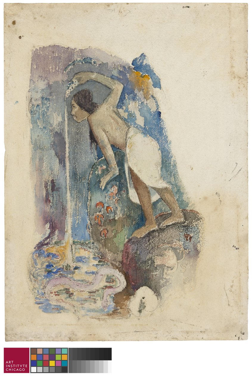 帕佩累了，1893-94 作者 保罗·高更