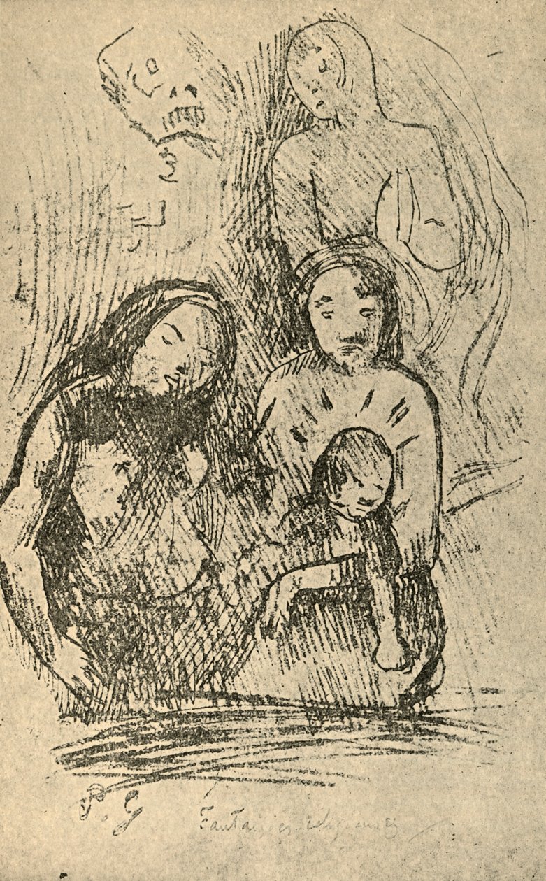 宗教幻想，1936年 作者 保罗·高更