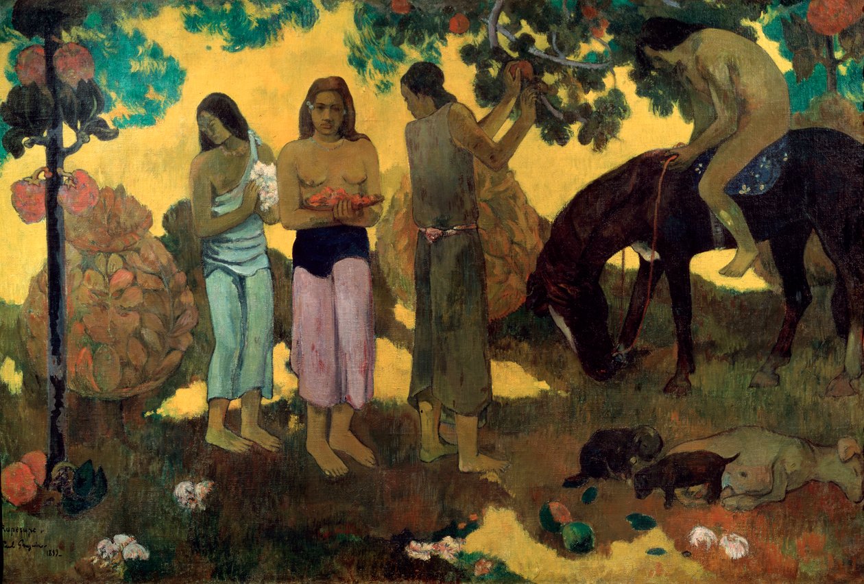 Rupe Rupe水果聚会，1899年。 作者 保罗·高更