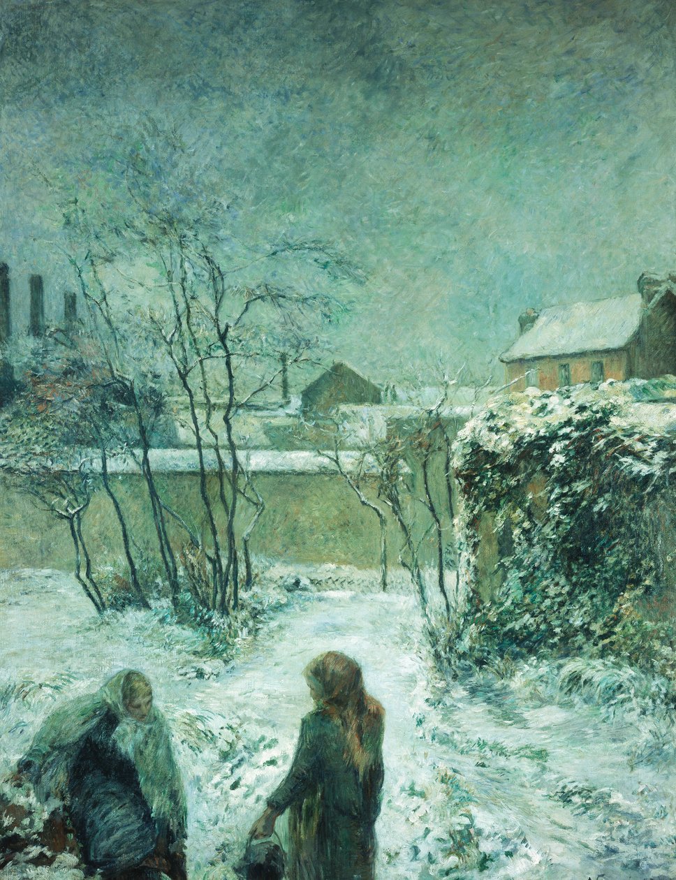 雪地（1883年，Carcel Road） 作者 保罗·高更