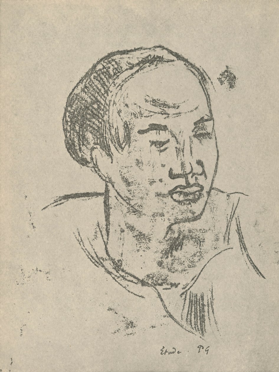 研究，1936年 作者 保罗·高更