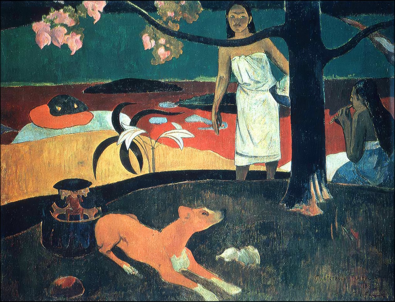 大溪地：大溪地牧人，保罗·高更（1893） 作者 保罗·高更