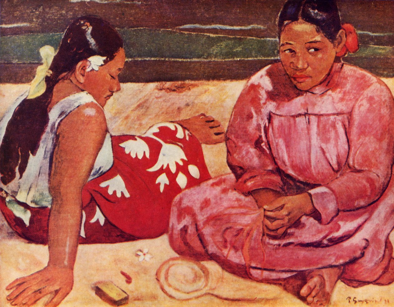 大溪地女性，1936年 作者 保罗·高更
