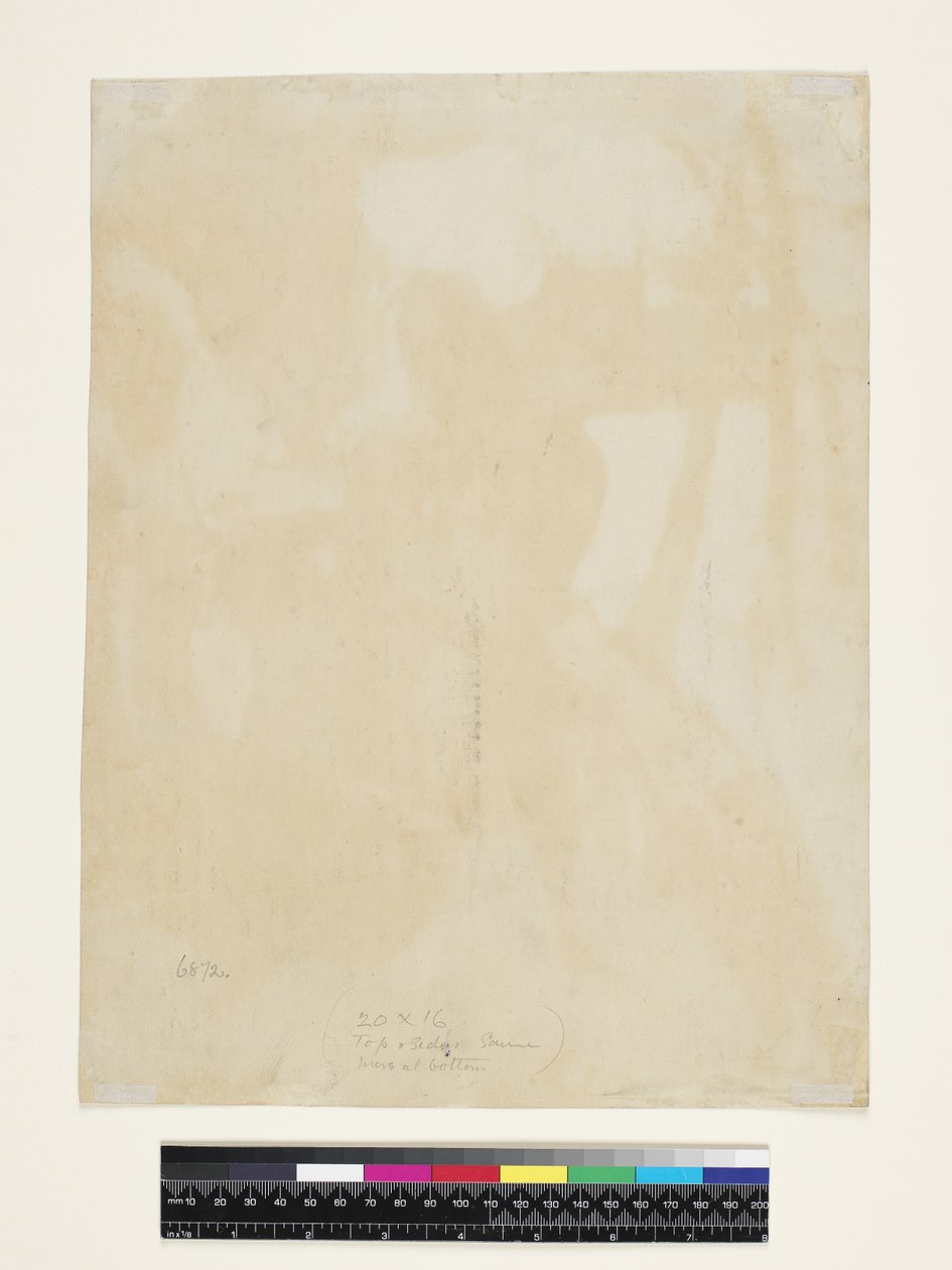 蒂·法鲁（Te Faruru）（反之亦然）1894年（日本纸上的单色，水彩和水粉画） 作者 保罗·高更